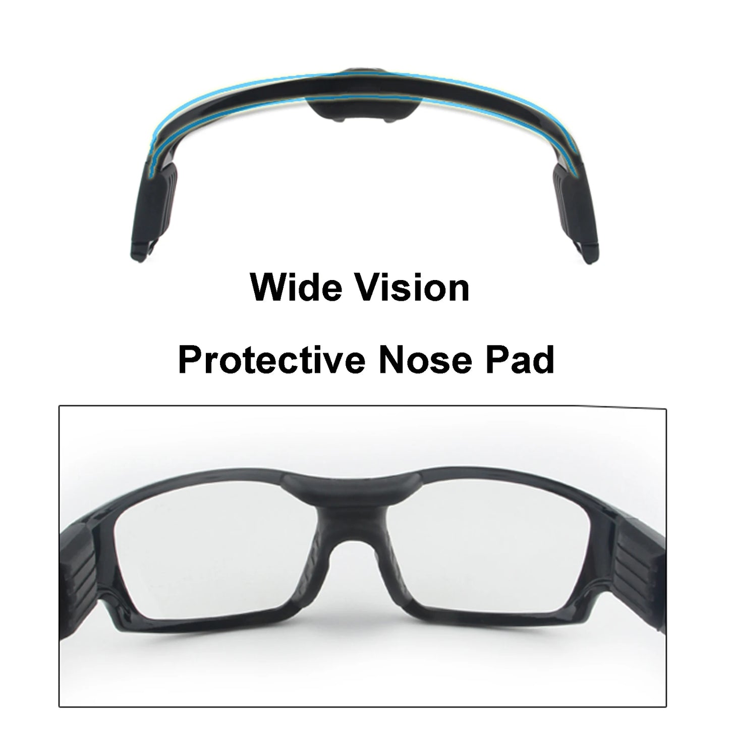 Team Sports Goggles Basketball Glasses Slim-fit Protective Safety Volleyball Soccer Eyeglasses