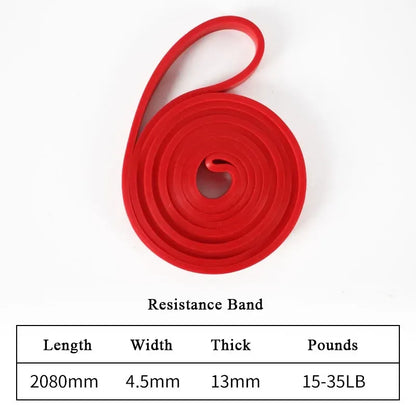 7-Level Resistance Bands Set for Pull Up Assistance, Home Gym - Elastic Silicone Exercise Bands for Physical Therapy, Stretchin