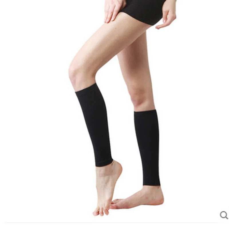 Compression Calf Sleeves (1 Pair) – 20–30mmHg Leg Compression Sleeves for Running, Sports & Recovery