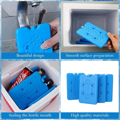 Portable Ice Pack Reusable Freezer Ice Cooling Pack Long-lasting Cooling Water Fill Box