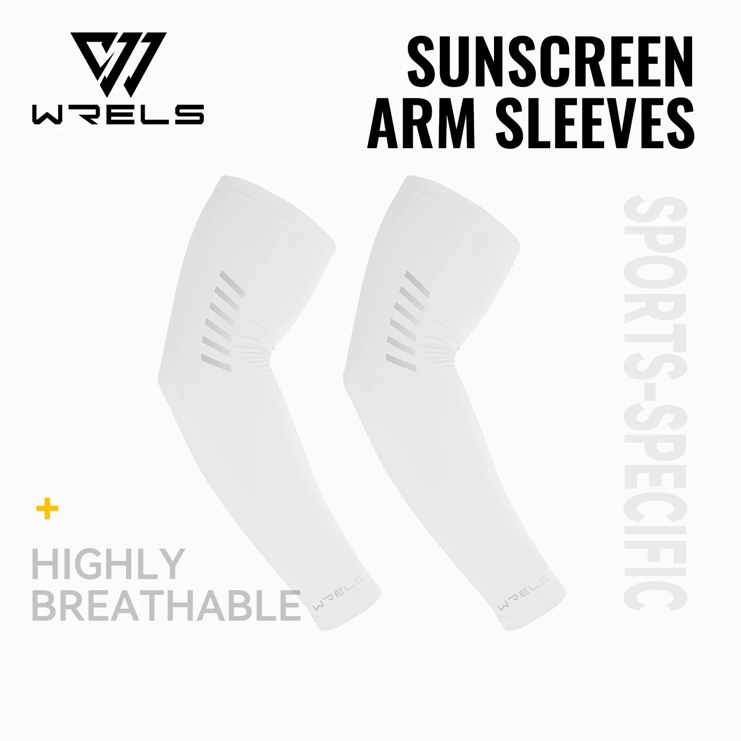 WRELS Arm Sleeves Cooling Ice Silk UV Protection Reflective Running Cycling Sleeves Basketball Fishing Driving Sun Sleeves Cover