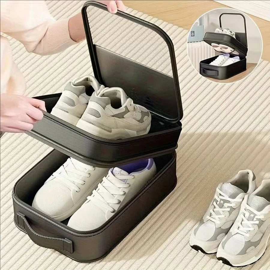 Portable Large Capacity Travel Shoe Bag – Holds Up to 3 Pairs
