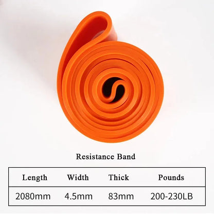 7-Level Resistance Bands Set for Pull Up Assistance, Home Gym - Elastic Silicone Exercise Bands for Physical Therapy, Stretchin