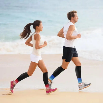 Compression Calf Sleeves (1 Pair) – 20–30mmHg Leg Compression Sleeves for Running, Sports & Recovery