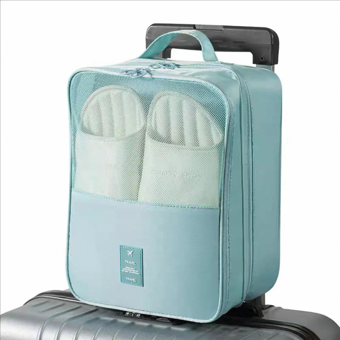 Portable Large Capacity Travel Shoe Bag – Holds Up to 3 Pairs