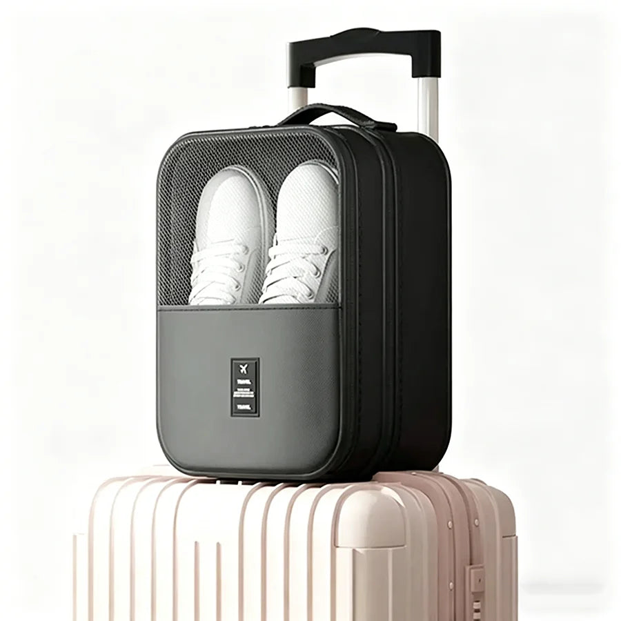 Portable Large Capacity Travel Shoe Bag – Holds Up to 3 Pairs