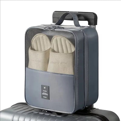 Portable Large Capacity Travel Shoe Bag – Holds Up to 3 Pairs