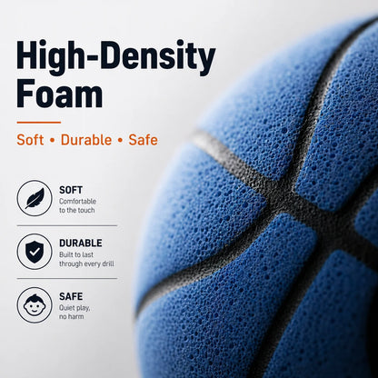 Silent Basketball Hoop Set – Indoor Foam Basketball & Mini Hoop for Quiet Home Training