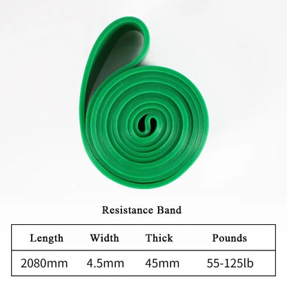7-Level Resistance Bands Set for Pull Up Assistance, Home Gym - Elastic Silicone Exercise Bands for Physical Therapy, Stretchin