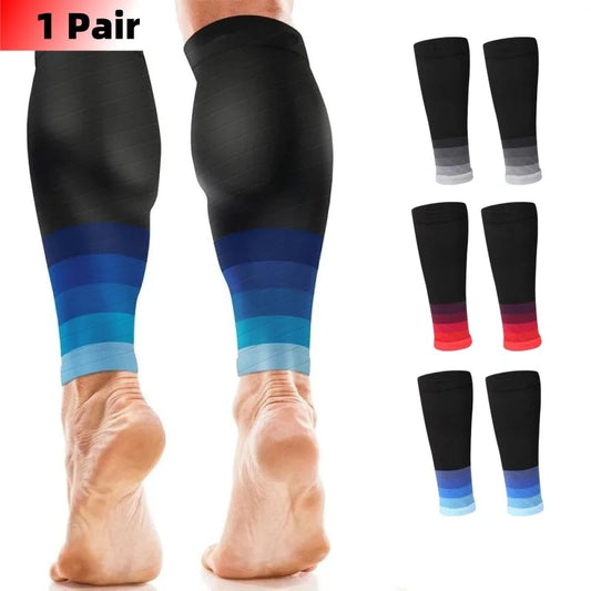 Compression Calf Sleeves (1 Pair) – 20–30mmHg Leg Compression Sleeves for Running, Sports & Recovery