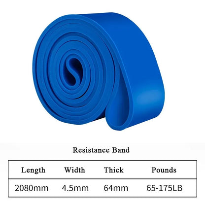 7-Level Resistance Bands Set for Pull Up Assistance, Home Gym - Elastic Silicone Exercise Bands for Physical Therapy, Stretchin
