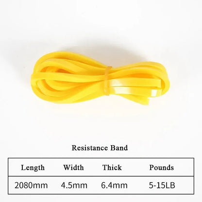 7-Level Resistance Bands Set for Pull Up Assistance, Home Gym - Elastic Silicone Exercise Bands for Physical Therapy, Stretchin